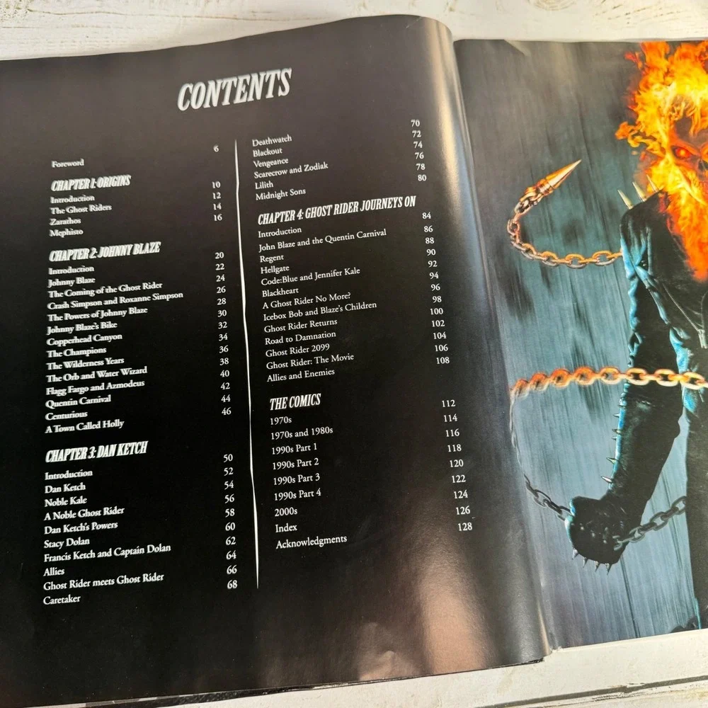 Ghost Rider The Visual‎ Guide Andrew Darling DK HC Marvel 2007 Movie Tie-In